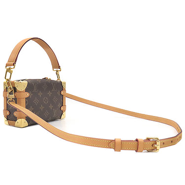ルイヴィトン LOUIS VUITTON サイドトランク PM M46815 モノグラム モノグラムキャンバス 2WAYバッグ ゴールド金具 茶 ショルダー ハンドバッグ