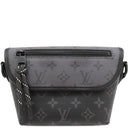 ルイヴィトン LOUIS VUITTON パルス ウェアラブル ウォレット M12806 モノグラムエクリプスリバース モノグラムエクリプスリバース ショルダーバッグ マットブラック金具 黒 グレー