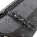 ルイヴィトン LOUIS VUITTON パルス ウェアラブル ウォレット M12806 モノグラムエクリプスリバース モノグラムエクリプスリバース ショルダーバッグ マットブラック金具 黒 グレー