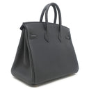 エルメス HERMES バーキン25 プロン トゴ ハンドバッグ ゴールド金具 新品 未使用 ダークグレー