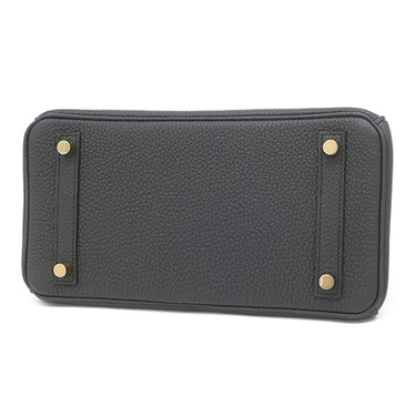 エルメス HERMES バーキン25 プロン トゴ ハンドバッグ ゴールド金具 新品 未使用 ダークグレー