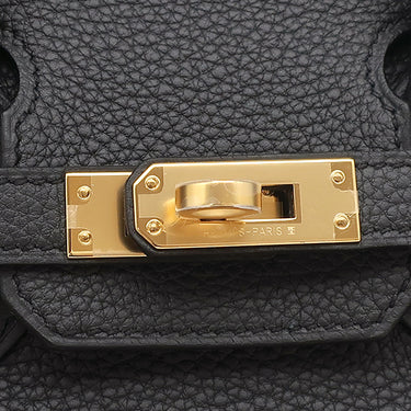 エルメス HERMES バーキン25 プロン トゴ ハンドバッグ ゴールド金具 新品 未使用 ダークグレー