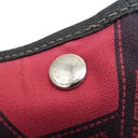 エルメス HERMES ガーデンパーティーPM ボルデュック グレー×ブラック トワルアッシュ ネゴンダ トートバッグ シルバー金具 黒 ボルデュックリボン トワルH