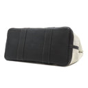 エルメス HERMES ガーデンパーティーPM ボルデュック グレー×ブラック トワルアッシュ ネゴンダ トートバッグ シルバー金具 黒 ボルデュックリボン トワルH