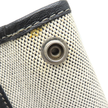 エルメス HERMES ガーデンパーティーPM ボルデュック グレー×ブラック トワルアッシュ ネゴンダ トートバッグ シルバー金具 黒 ボルデュックリボン トワルH