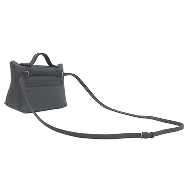 エルメス HERMES サック ヴァンキャトル 24/24 ミニ 21 グリミスティ×ブラック エバーカラー スイフト 2WAYバッグ シャンパンゴールド金具 黒 グレー ヴェルソ