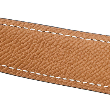 エルメス HERMES ミニコンスタンス マルトレ ブラック×ゴールド ヴォースイフト ヴォーエプソン #80 ベルト シルバー金具 黒 茶 リバーシブル