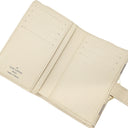 ルイヴィトン LOUIS VUITTON ポルトモネ ビエ ヴィエノワ N61676 ダミエアズール ダミエアズールキャンバス 二つ折り財布 ゴールド金具 白 がま口