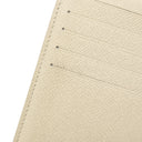 ルイヴィトン LOUIS VUITTON ポルトモネ ビエ ヴィエノワ N61676 ダミエアズール ダミエアズールキャンバス 二つ折り財布 ゴールド金具 白 がま口