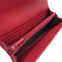 グッチ GUCCI GGマーモント コンチネンタルウォレット 443436 レッド レザー 長財布 ヴィンテージ金具 赤 フラップ