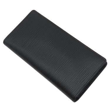 ルイヴィトン LOUIS VUITTON ポルトフォイユ ブラザ M66542 ブラック エピレザー 長財布 シルバー金具 2つ折り財布 黒