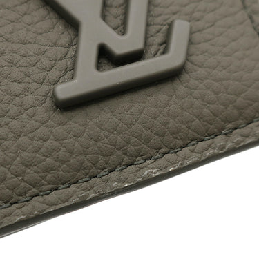 ルイヴィトン LOUIS VUITTON ポルトフォイユ ミュルティプル M81734 カーキ LV アエログラムレザー 二つ折り財布 新品 未使用