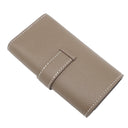 エルメス HERMES ベアン 4連キーケース エトゥープ ヴォーエプソン キーケース シルバー金具 グレージュ