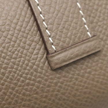 エルメス HERMES ベアン 4連キーケース エトゥープ ヴォーエプソン キーケース シルバー金具 グレージュ