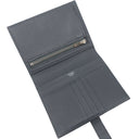 エルメス HERMES ベアンコンパクト タッチ グリミスティ×ブラック ヴォーエプソン アリゲーター 二つ折り財布 シルバー金具 黒 クロコ