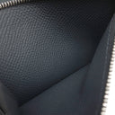 エルメス HERMES ベアンコンパクト タッチ グリミスティ×ブラック ヴォーエプソン アリゲーター 二つ折り財布 シルバー金具 黒 クロコ