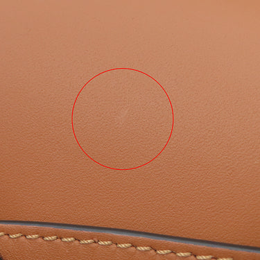 ロエベ LOEWE ゲートデュアルバッグ ミニ タン カーフ ショルダーバッグ ゴールド金具 茶