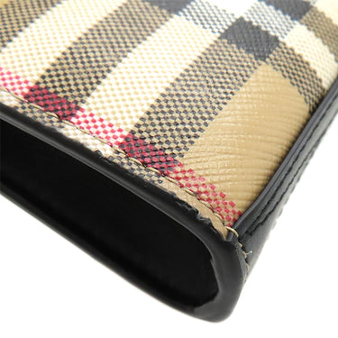 バーバリー BURBERRY マイクロ デニー ショルダー アーカイブベージュ レザー ショルダーバッグ 黒 ノバチェック