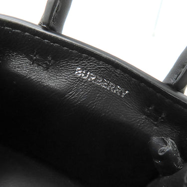 バーバリー BURBERRY マイクロ デニー ショルダー アーカイブベージュ レザー ショルダーバッグ 黒 ノバチェック