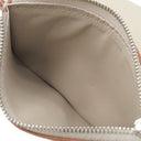 ロエベ LOEWE アナグラム バーティカル ウォレット C821S33X12 ライトゴースト ペブルグレインカーフ 三つ折り財布 シルバー金具 コンパクトウォレット