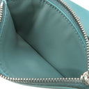 ロエベ LOEWE アナグラム バーティカル ウォレット C821S33X12 ウォーター ペブルグレインカーフ 三つ折り財布 シルバー金具 コンパクトウォレット