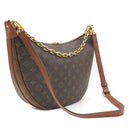 ルイヴィトン LOUIS VUITTON ループ ホーボー M46311 モノグラムリバース モノグラムキャンバス モノグラム・リバース キャンバス ショルダーバッグ ゴールド金具 茶 2WAY