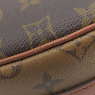 ルイヴィトン LOUIS VUITTON ループ ホーボー M46311 モノグラムリバース モノグラムキャンバス モノグラム・リバース キャンバス ショルダーバッグ ゴールド金具 茶 2WAY