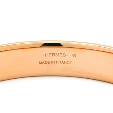 エルメス HERMES オランプ オンブルXローズゴールド リザード GP ブレスレット ローズゴールド金具 ピンクゴールド金具