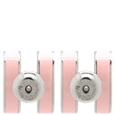 エルメス HERMES ポップアッシュ Hピアス ローズドラジェ×シルバー メタル エナメル ピアス シルバー金具 H型 ポップH