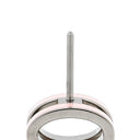 エルメス HERMES ポップアッシュ Hピアス ローズドラジェ×シルバー メタル エナメル ピアス シルバー金具 H型 ポップH