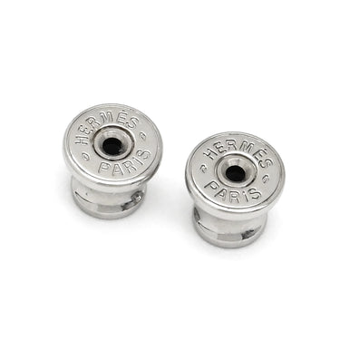 エルメス HERMES ポップアッシュ Hピアス ローズドラジェ×シルバー メタル エナメル ピアス シルバー金具 H型 ポップH