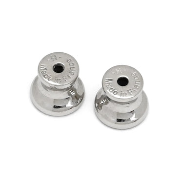 エルメス HERMES ポップアッシュ Hピアス ローズドラジェ×シルバー メタル エナメル ピアス シルバー金具 H型 ポップH