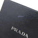 プラダ PRADA メタルロゴ 1MH021 ピンク レザー 三つ折り財布 ゴールド金具 コンパクトウォレット