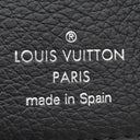 ルイヴィトン LOUIS VUITTON ポルトフォイユ ロックミニ M63921 ブラック カーフ 三つ折り財布 シルバー金具 黒 コンパクトウォレット