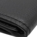 ルイヴィトン LOUIS VUITTON ポルトフォイユ ロックミニ M63921 ブラック カーフ 三つ折り財布 シルバー金具 黒 コンパクトウォレット
