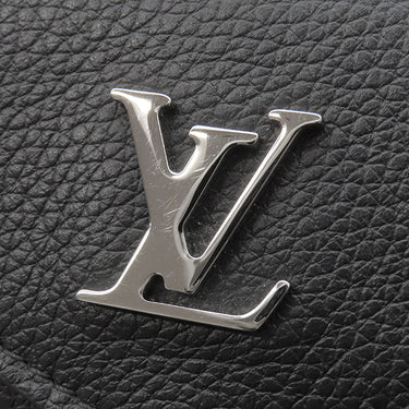 ルイヴィトン LOUIS VUITTON ポルトフォイユ ロックミニ M63921 ブラック カーフ 三つ折り財布 シルバー金具 黒 コンパクトウォレット