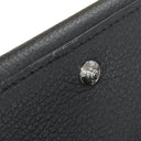 ルイヴィトン LOUIS VUITTON ポルトフォイユ ロックミニ M63921 ブラック カーフ 三つ折り財布 シルバー金具 黒 コンパクトウォレット