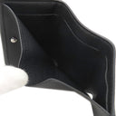 ルイヴィトン LOUIS VUITTON ポルトフォイユ ロックミニ M63921 ブラック カーフ 三つ折り財布 シルバー金具 黒 コンパクトウォレット