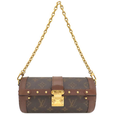 ルイヴィトン LOUIS VUITTON パピヨン トランク M57835 モノグラム モノグラムキャンバス 2WAYバッグ ゴールド金具 茶 ハンドバッグ ショルダーバッグ