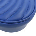 ルイヴィトン LOUIS VUITTON ニューウェーブ チェーンショルダーバッグ PM M53924 ブルー レザー ショルダーバッグ ゴールド金具 青 LVロゴ