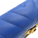 ルイヴィトン LOUIS VUITTON ニューウェーブ チェーンショルダーバッグ PM M53924 ブルー レザー ショルダーバッグ ゴールド金具 青 LVロゴ