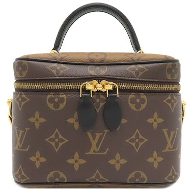 ルイヴィトン LOUIS VUITTON ヴァニティ NV PM M45165 モノグラム×モノグラムリバース モノグラムキャンバス モノグラムリバースキャンバス 2WAYバッグ ゴールド金具 茶 バニティ ハンドバッグ パドロック欠品
