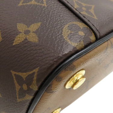 ルイヴィトン LOUIS VUITTON ヴァニティ NV PM M45165 モノグラム×モノグラムリバース モノグラムキャンバス モノグラムリバースキャンバス 2WAYバッグ ゴールド金具 茶 バニティ ハンドバッグ パドロック欠品
