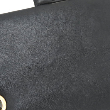 シャネル CHANEL マトラッセ チェーンショルダー ブラック ラムスキン ショルダーバッグ ゴールド金具 黒 ココマーク 肩掛け