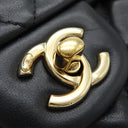 シャネル CHANEL マトラッセ チェーンショルダー ブラック ラムスキン ショルダーバッグ ゴールド金具 黒 ココマーク 肩掛け