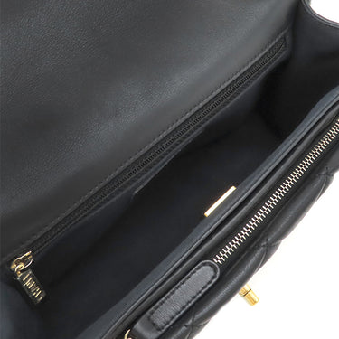 シャネル CHANEL マトラッセ チェーンショルダー ブラック ラムスキン ショルダーバッグ ゴールド金具 黒 ココマーク 肩掛け