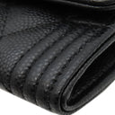 シャネル CHANEL ボーイシャネル カードホルダー 4025A070001 ブラック キャビアスキン カードケース ヴィンテージ金具 新品 未使用 黒 名刺入れ ココマーク