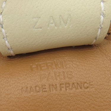 エルメス HERMES ロデオPM チャイ×ブラック×ナタ アニューミロ バッグチャーム ベージュ 黒 アイボリー