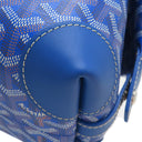 ゴヤール GOYARD ボウリング25 トイレタリーバッグ BOWLIN025TY10CL10P スカイブルー ゴヤールディンキャンバス セルヴォンカーフスキン ポーチ シルバー金具 青 ヘリンボーン柄 トラベル 旅行 ポーチ