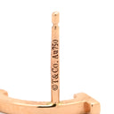 ティファニー Tiffany & Co Ｔスマイル ローズゴールド K18PG ピアス ピンクゴールド 750PG 18金